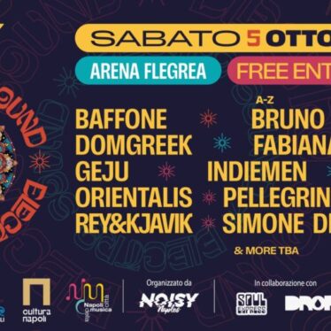 “Electro Sound” all’Arena Flegrea sabato 5 ottobre